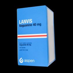 Ланвис (Тиогуанин) таблетки 40мг 25шт в Магадане и области фото