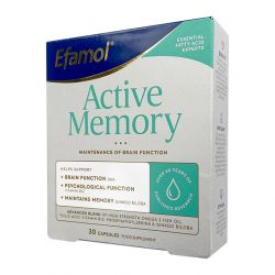 Эфамол Брейн Мемори Актив / Efamol Brain Active Memory капсулы №30 в Магадане и области фото
