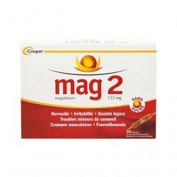 Маг 2, Mag 2, Магний 122мг ампулы для питья б/сахара №30 в Магадане и области фото