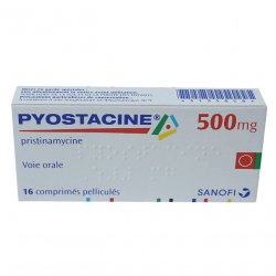 Пиостацин (Пристинамицин) таблетки 500мг №16 в Магадане и области фото